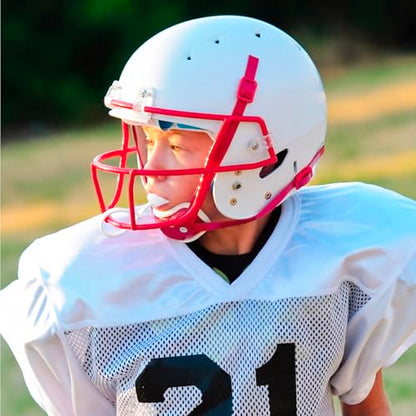 Dunzy 10 Pcs Football Mouth Guard with Strap - color: White, size: Youth