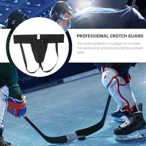 Wear-Resistant Groin Protector Boxing Crotch Guard Portable Integrated Training Guard Breathable Black Medium for Martial Arts Taekwondo MMA Football