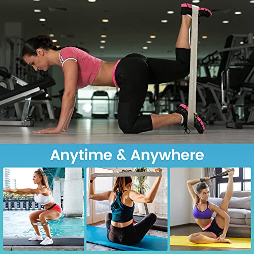 WIKDAY Resistance Bands with Handles for Exercise,beginners - color: 150LBS COLOR-GRAY LOOP