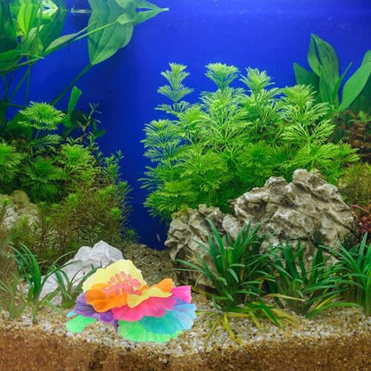 SUPVOX Lifelike Silicone Aquatic Plant Ornament Purple Simulation Water Plant for Fish Tank Decoration for Home and Office Aquarium