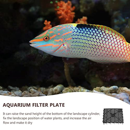 Ipetboom 6pcs Aquarium Divider Wear-Resistant Gravel Board for Fish Tank Filtration Lightweight Design for Aquarium Supplies