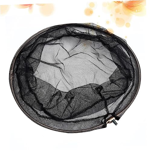 BESPORTBLE 2pcs Stainless Steel Frame 40cm Net Head Nylon Dense Hole Net Ideal for Aquarium and Outdoor Fishing