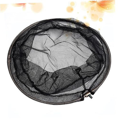 BESPORTBLE 2pcs Stainless Steel Frame 40cm Net Head Nylon Dense Hole Net Ideal for Aquarium and Outdoor Fishing
