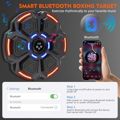 Music Boxing Punching Machine for Adults - 9 Modes & 9 Speeds Bluetooth