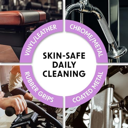 Wipex Gym Wipes – EWG Verified, Fitness Equipment Wipes, Plant-Based Cloth - Lavender & Vinegar to Clean Surfaces, Safe Yoga Mat Cleaner, All Purpose Gym Cleaner, Peloton Bikes, 400 Count (2 Pk) - size: 400 Count (Pack of 2), style: Lavender: Bucket