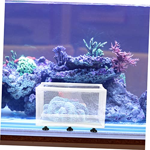 2pcs Boxes Fish Tank Isolation Box Fry Hatching Fish Tanks for Fish Tank Cleaner Incubator Clear Acclimation Brine Shrimp Hatchery Kit Betta Fish Tank Cloth