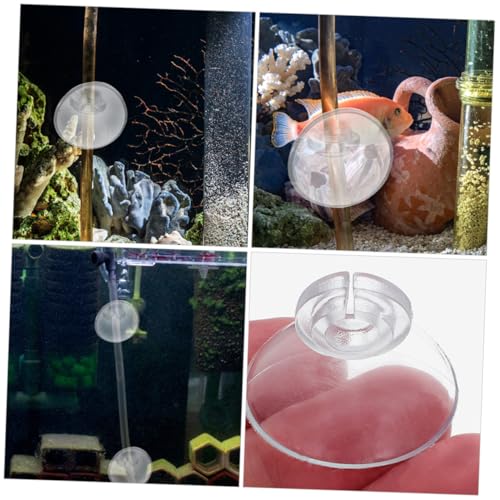 BESPORTBLE 30pcs Aquarium Clips Fish Tank Tubing Fixing Accessories Easy to Install Cup Clips for Air Hose Airline Practical Aquarium Maintenance Tools