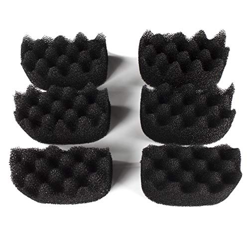 Bio-Foam Filter Pads Fit for Fluval 104 105 106 204 205 206(Pack of 6)