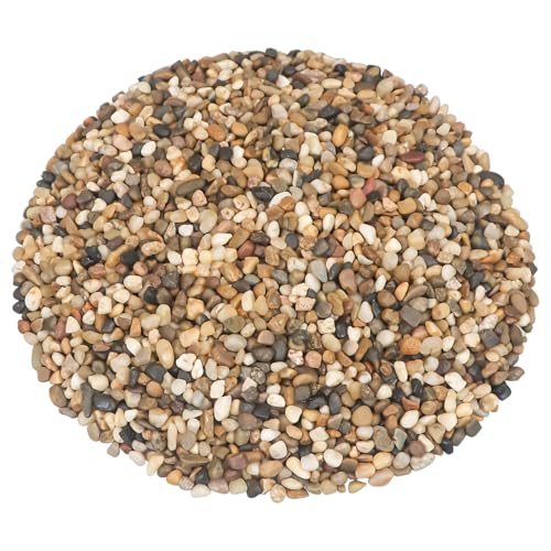 Landscaping Rocks,Landscaping Pebbles River Rocks Decorative Ornamental Pebbles Garden Landscaping Stones Gravel Filler for Home Decoration Flower Bed Fish Tank Plants Vases Succulents (5 Pounds) - color: Mixed color, size: 5 Pounds