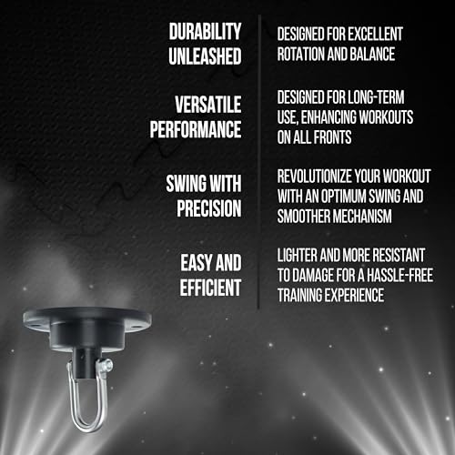 CLETO REYES Punching Bag Hanger Boxing Mount Hardware - style: Striking Bag (Nylon Ball-Bearing) Swivel
