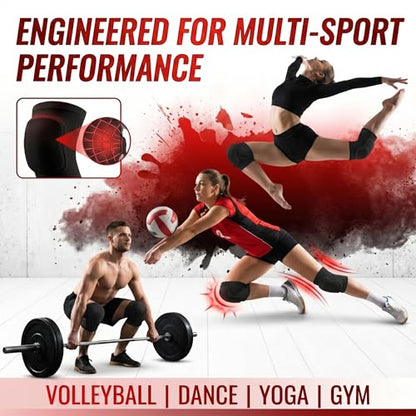 Volleyball Knee Pads for Women Men Youth Kids, Knee Brace for Basketball Soccer Football Dance Yoga Tennis Running Cycling Workout Climbing (X-Small) - size: X-Small