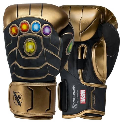 Hayabusa Marvel Hero Elite Boxing Gloves - color: Thanos, size: 12oz