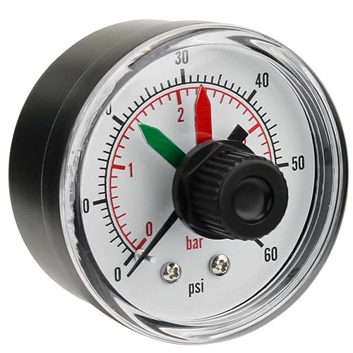 ECX2712B1 Pressure Gauge for Ha-yward Pool Filter DE Sand and Cartridge Filters ProGrid DE XStream Filters & SwimClear Filter 190059 Pool Dial Pressure Gauage