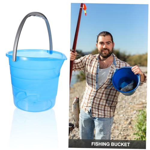 VALICLUD Plastic Water Storage Bucket Bucket Handle for Cleaning Mopping Dormitory Use Food Grade Portable
