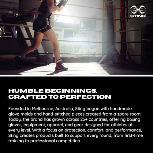 STING Armaplus Boxing Gloves - color: Red, size: 10 Oz