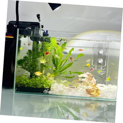Fish Tank Feeder Cups Sinking Design Aquarium Feeding Cup Prevents Food Scattering Easy to Install Fish Feeding Tool for Various Aquariums