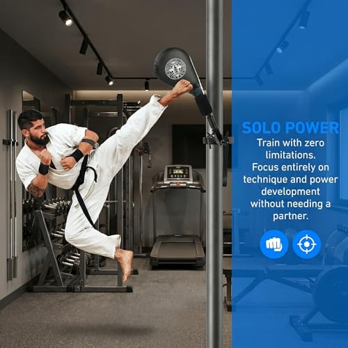 Taekwondo Kick Pads, Kicking Boxing Hands-Free Kicking Pads for Martial Arts with Mounting Bracket for Karate, Kickboxing & Martial Arts Training for Adults and Teens - style: 1 Kick Pad