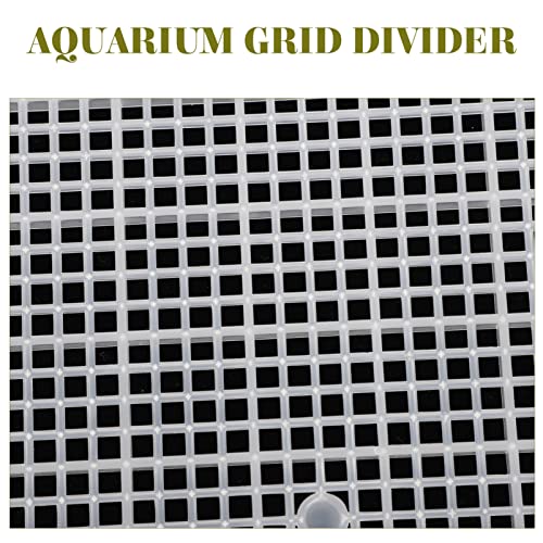 Abaodam 4pcs Aquarium Divider Panel Cups for Isolation Transparent Fish Tank Separator for Breeding Juveniles and Permeability