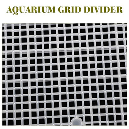 Abaodam 4pcs Aquarium Divider Panel Cups for Isolation Transparent Fish Tank Separator for Breeding Juveniles and Permeability