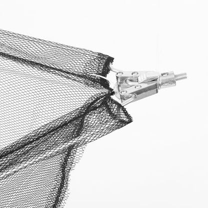Holibanna Replacement Triangular Folding Fishing Net Head 50cm Diameter Stainless Steel Detachable Mesh for Fish Catching and Fly Fishing Lightweight Landing Net Accessory for Outdoor