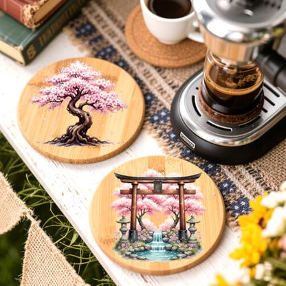 Peacoblue 18 Sheets Rub on Transfers for Crafts, Japanese Elements 3.6"x3.9" UV DTF Cup Wraps Waterproof Cold Transfers Stickers for Wood Glass Metal Cup Tumblers Mirrors Mugs Home Decor - style: Japanese Elements