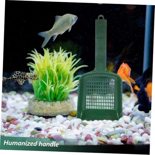 SUPVOX Multifunctional Fish Tank Sand Shovel Handheld Cleaning Tool for Gravel and Sediment Removal Aquarium Scoop for Easy Maintenance of Planted and Sand Tanks