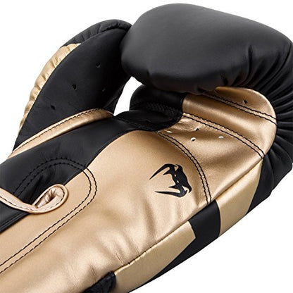 Venum Elite Standup Shin Guards - color: Black/Gold, size: X-Large