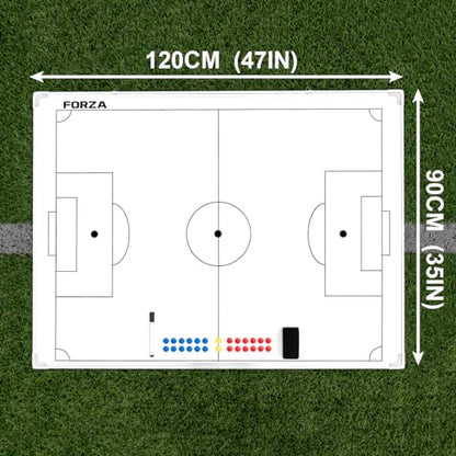 FORZA Double Sided Coaching Board 47in x 35in Soccer Whiteboard