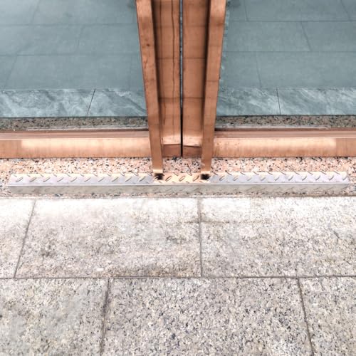 Diamond Plate Angle, Stainless Steel Corner Guard 2 x 2 x 48 inch, Metal Stair Nosing, Wall Trim, Pack of 4(Outside Corner)