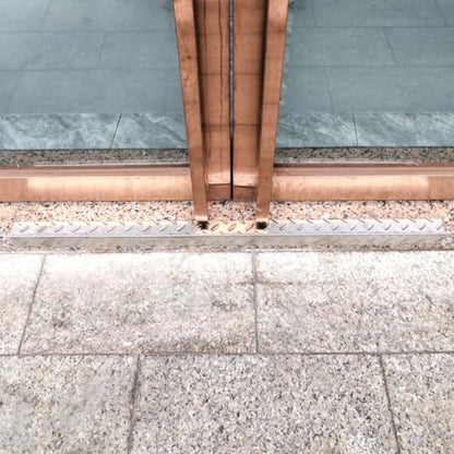 Diamond Plate Angle, Stainless Steel Corner Guard 2 x 2 x 48 inch, Metal Stair Nosing, Wall Trim, Pack of 4(Outside Corner)