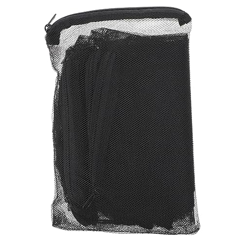 15pcs Net Bags for Fish Tank Water Filtration Washable Mesh Bags Zippers to Prevent Media Loss and Protect Pump