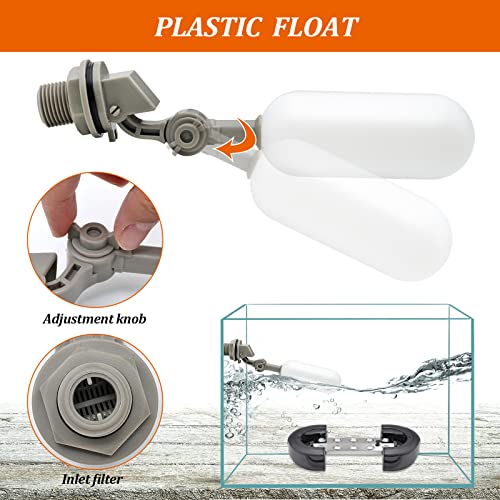 Mist Maker Ultrasonic Fogger 10 Head Mister Foggers with Float Pond Foggers Mist Maker Fogger Decoration Terrarium Aquarium Mushroom Floating Buoy Greenhouse Humidifier for Garden Plant