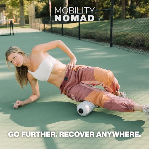 Inflatable Travel Foam Roller for Muscle Recovery and Back Support (Topo Gray, 15") - color: Topo Gray