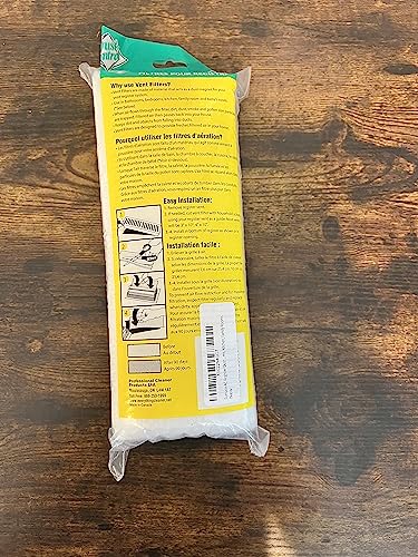 Dust Control Vent Filters - Pack of 24 Air Vent Filters (4" x 10")