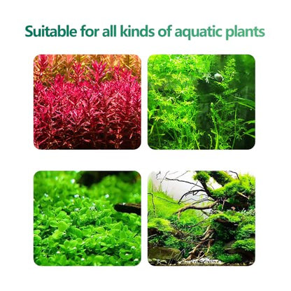 4PCS PopBloom RL90 Led Aquarium Fish Tank LED Planted Light Freshwater Aquarium Lamp for 96" 240CM Fish Tank Light with Smart APP Control - color: Black, size: Freshwater - With Hang Kit