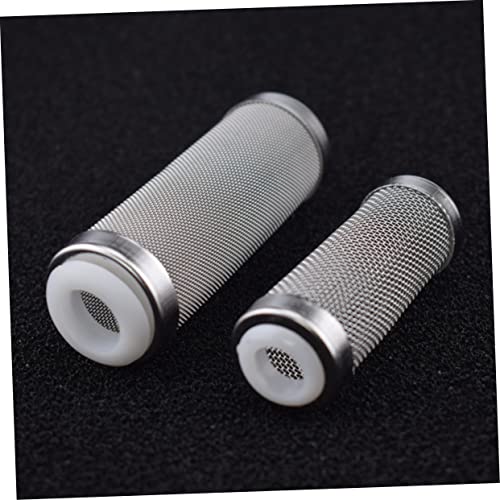VANZACK 3pcs Stainless Steel Inlet Cover White Prevents Debris Protects Young Fish for Freshwater and Tanks