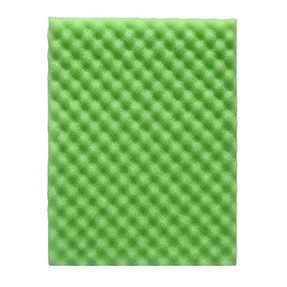 4 Pack Aquarium Filter Media Bio Sponge Pad 16 x 12 x 1 inch, Fish Pond Foam Filter 20/30/40 PPI (Green 40ppi 4pack)