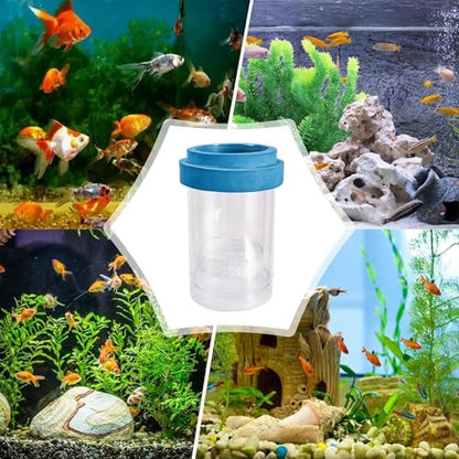 Floating Fish Breeder Box, Fry Hatching Incubator, Transparent Separator Chamber, Professional Aquatic Nursery, Heavy Duty Spawning Hardware - color: small