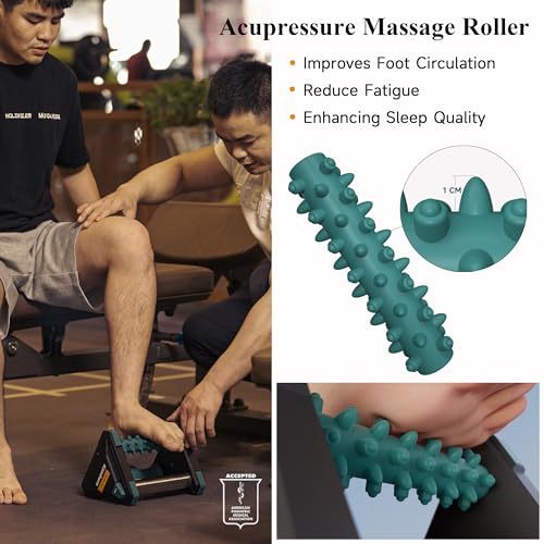 Icing Plantar Fasciitis Relief Foot Roller Massager, Green | Cold Rolling Massage Tool for Heel Arch Pain & Sore Tired Feet, Runners, Athletes, Standing Workers, Home Office Gym Use - color: Mars Green