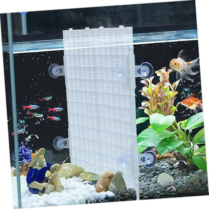 Yardwe 1set Aquarium Divider Mesh Panel for Fish Tank Isolation Reusable and Easy to Install for Fish and Turtle Basking Platform Includes Support