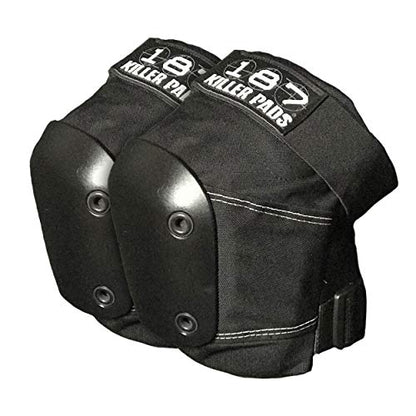 187 Killer Pads Slim Knee Pad for Skate and Skateboarding - color: Black, size: X- Large