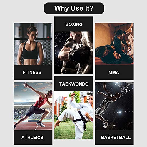 Boxing Training Resistance Band Set Leg Strength and Agility Training Strap System for Boxing,MMA,Muay Thai,Karate Combat, Basketball,Football Build Speed and Strength for Hitting - color: 250lb Orange