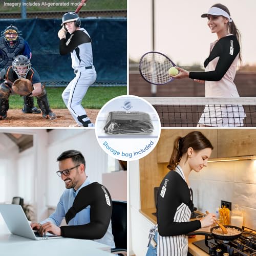 ComfiTECH Shoulder Arm Ice Pack Wrap for Pitchers, Flexible Ice Sleeve, XL - size: Extra Large