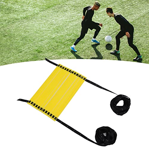 12 Rungs Agility Ladder, 236.2 X 16.3in Foldable Speed Training Ladder with Scale, Agility Training Equipment with Carry Bag for Footwork Drills