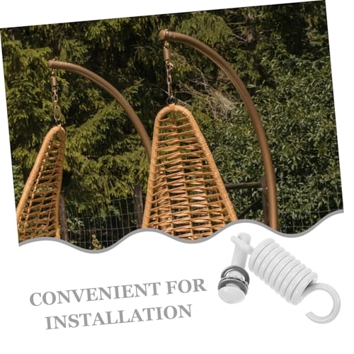 Hammock Chair Hanging Kit Steel Alloy with Spring - size: 13.00X4.00X4.00CM