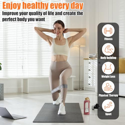 DEEKIN 20 Pcs Resistance Bands Bulk Exercise Bands - color: Light Gray, size: 25-30LBS