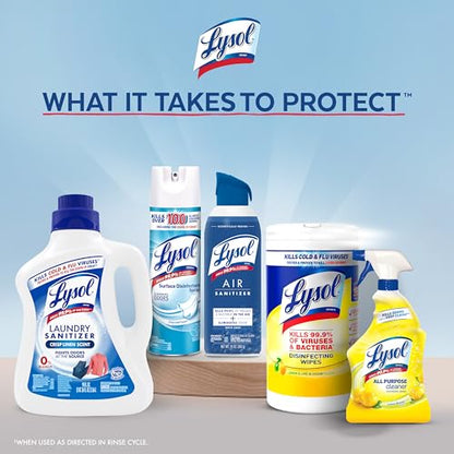 Lysol Laundry Sanitizer, Detergent Additive, Tough Odor Eliminator, 90oz