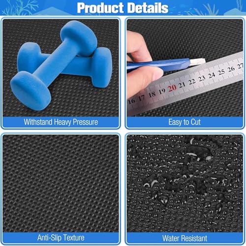 Aquarium Mat for Under Tank,Non-Slip Shock-Absorbing Waterproof - Under Water Tank Leveling Mat,for Turtle Betta Reef Vase Flower Pot Appliances Furniture Saltwater - color: 100×50cm