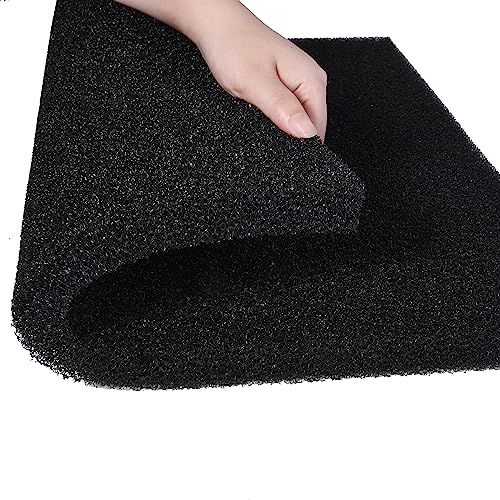 Aquarium Sponge Filter Pad, Bio Filter Media Foam Sponges, Cut-to-Size Foam for Fish Tank (20"x20"x1" (20PPI)) - size: 20"x20"x1" (20PPI)