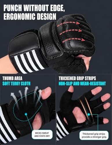 Smart Musical Boxing Machine with Gloves for Stress Relief - size: Small